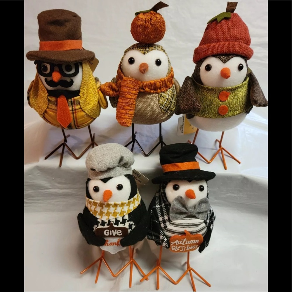 Walmart Thanksgiving Fall Harvest Fabric Birds
